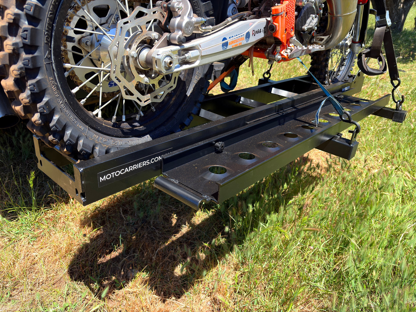 Pitbike Hitch Carrier - Black or Silver