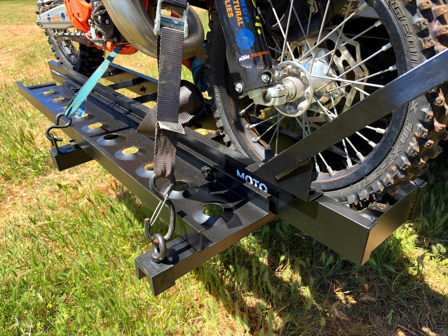 Pitbike Hitch Carrier - Black or Silver